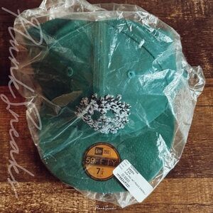 Denim Tears New Era Peace Fitted Hat • Emerald Green • 2023